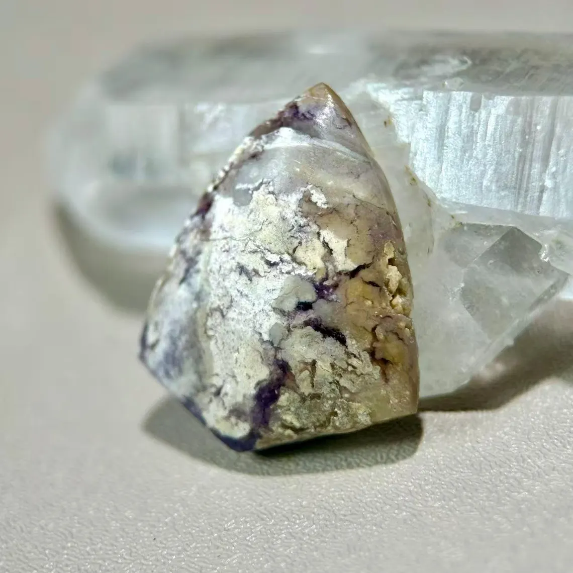 Natural Tiffany Jasper Polished Loose Gemstone (19.5mm*15.4mm1.4g), For Jewelry Making