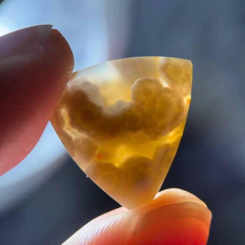 Natural Tiffany Jasper Polished Loose Gemstone (19.5mm*15.4mm1.4g), For Jewelry Making